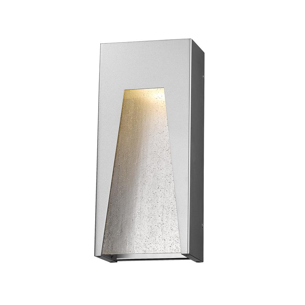 Z-Lite 561B-SL-SL-SDY-LED Millenial 1 Light Outdoor Wall Light in Silver