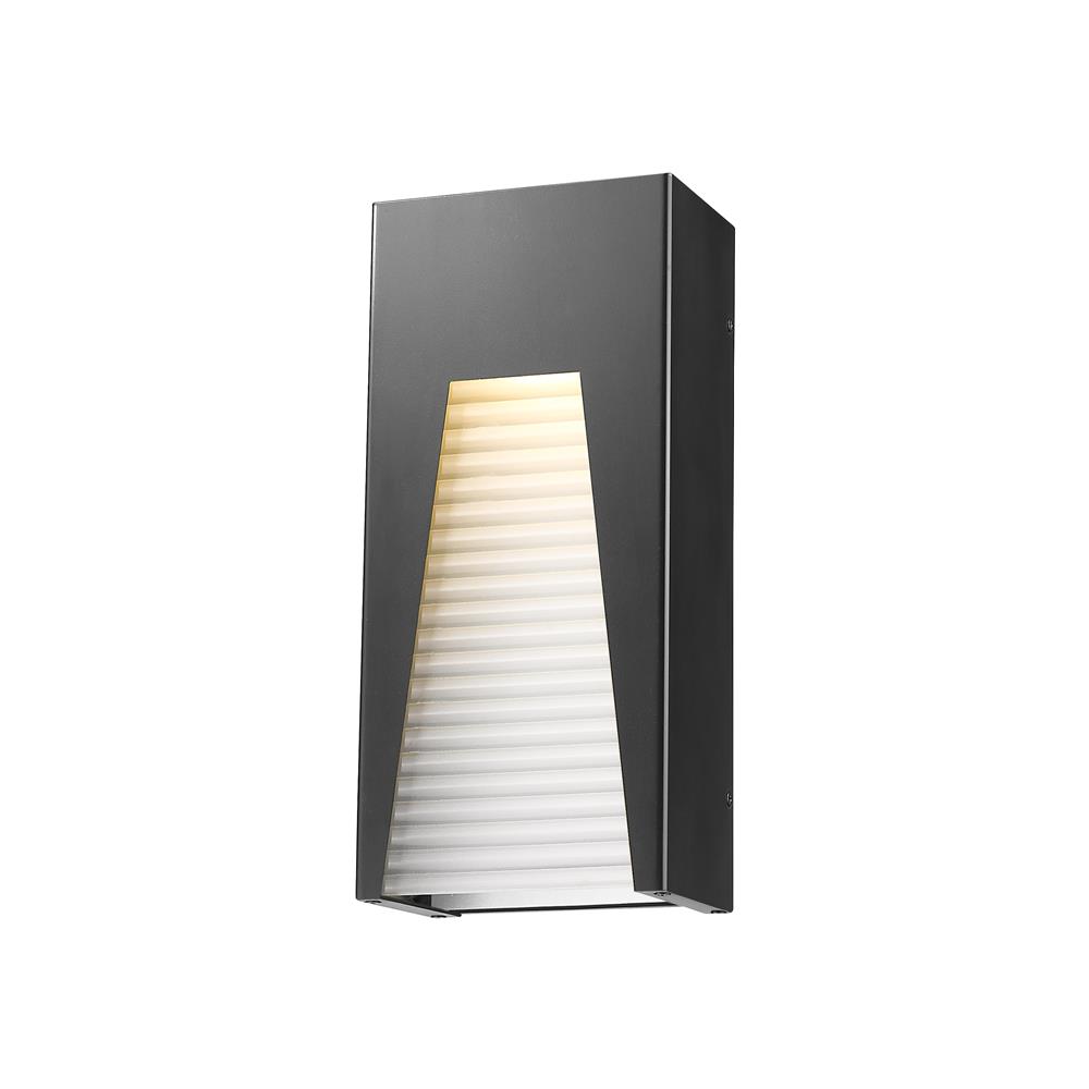 Z-Lite 561M-BK-SL-FRB-LED Millenial 1 Light Outdoor Wall Light