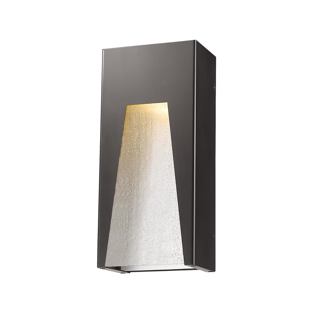 Z-Lite 561M-DBZ-SL-SDY-LED Millenial 1 Light Outdoor Wall Light in Bronze Silver