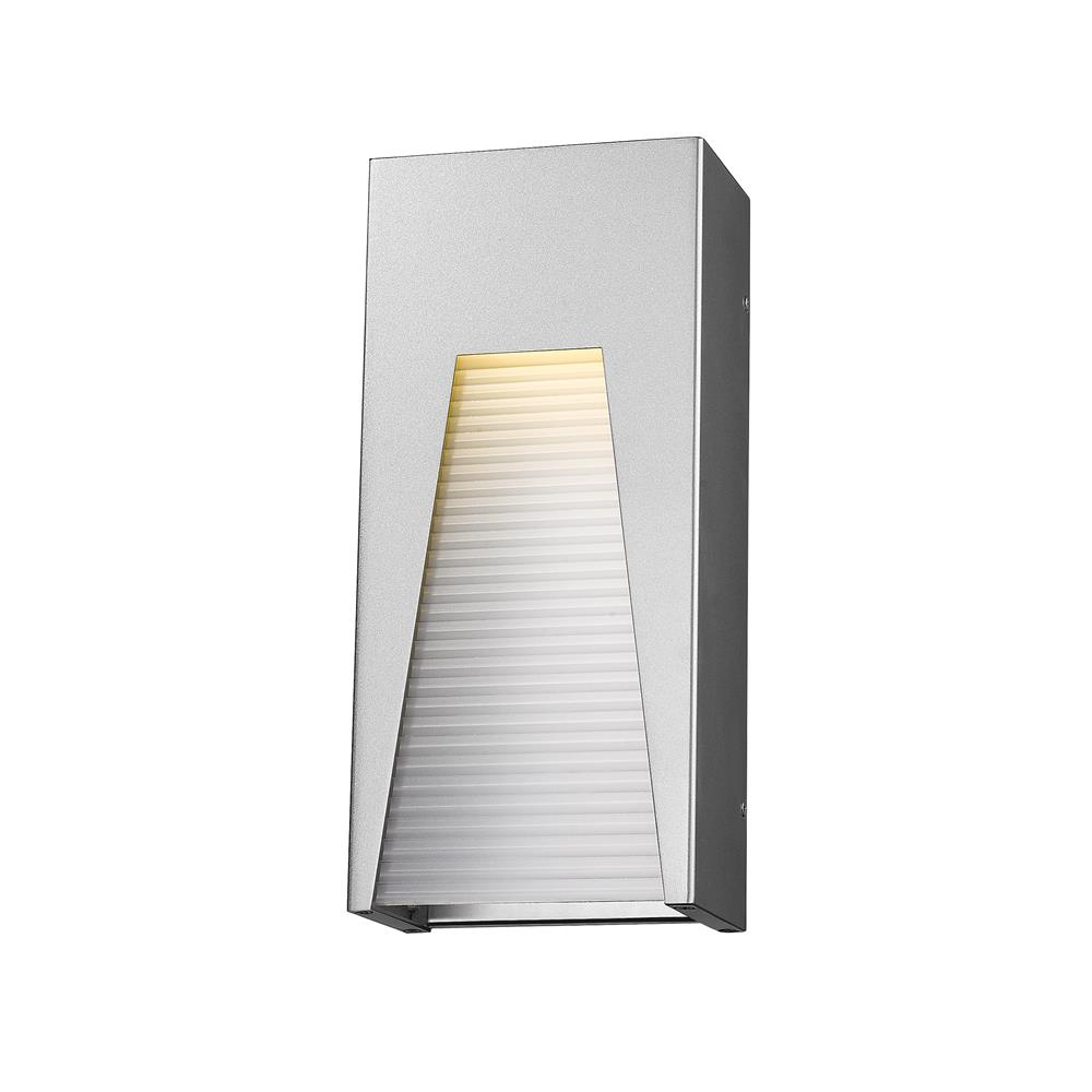 Z-Lite 561M-SL-SL-FRB-LED Millenial 1 Light Outdoor Wall Light in Silver