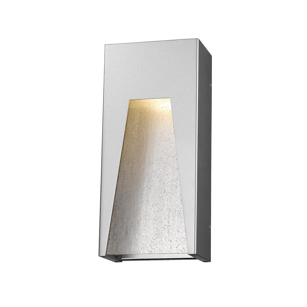 Z-Lite 561M-SL-SL-SDY-LED Millenial 1 Light Outdoor Wall Light in Silver