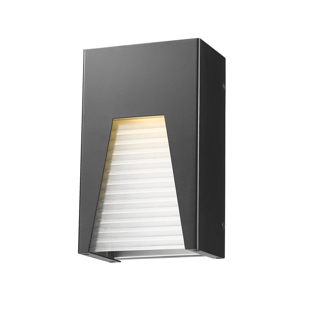 Z-Lite 561S-BK-SL-FRB-LED Millenial 1 Light Outdoor Wall Light