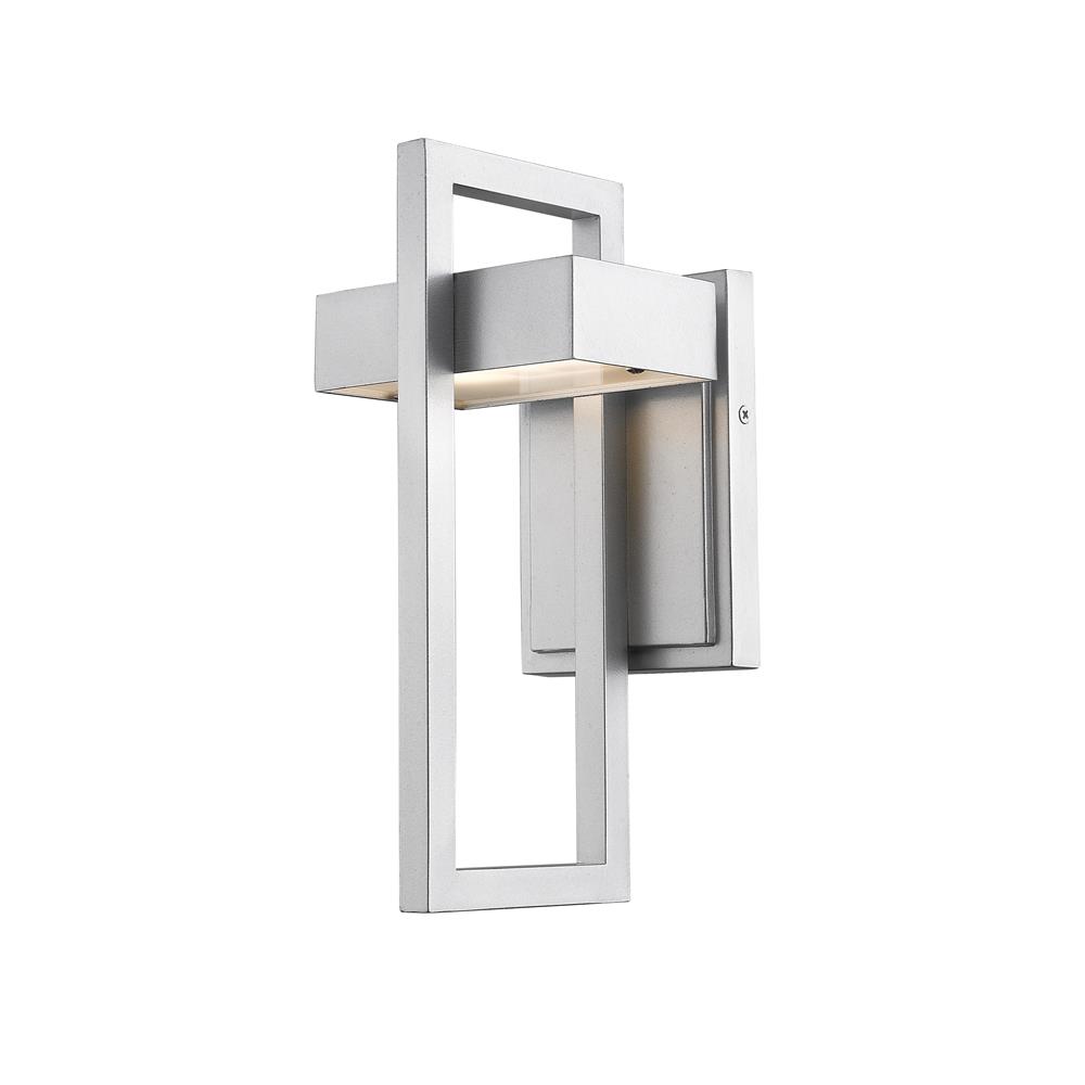 Z-Lite 566S-SL-LED Luttrel Outdoor Wall Sconce in Silver