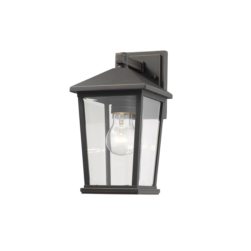 Z-Lite 568S-ORB Beacon 1 Light Outdoor Wall Sconce in Oil Rubbed Bronze