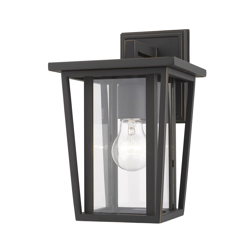 Z-Lite 571S-ORB Seoul 1 Light Outdoor Wall Sconce in Oil Rubbed Bronze