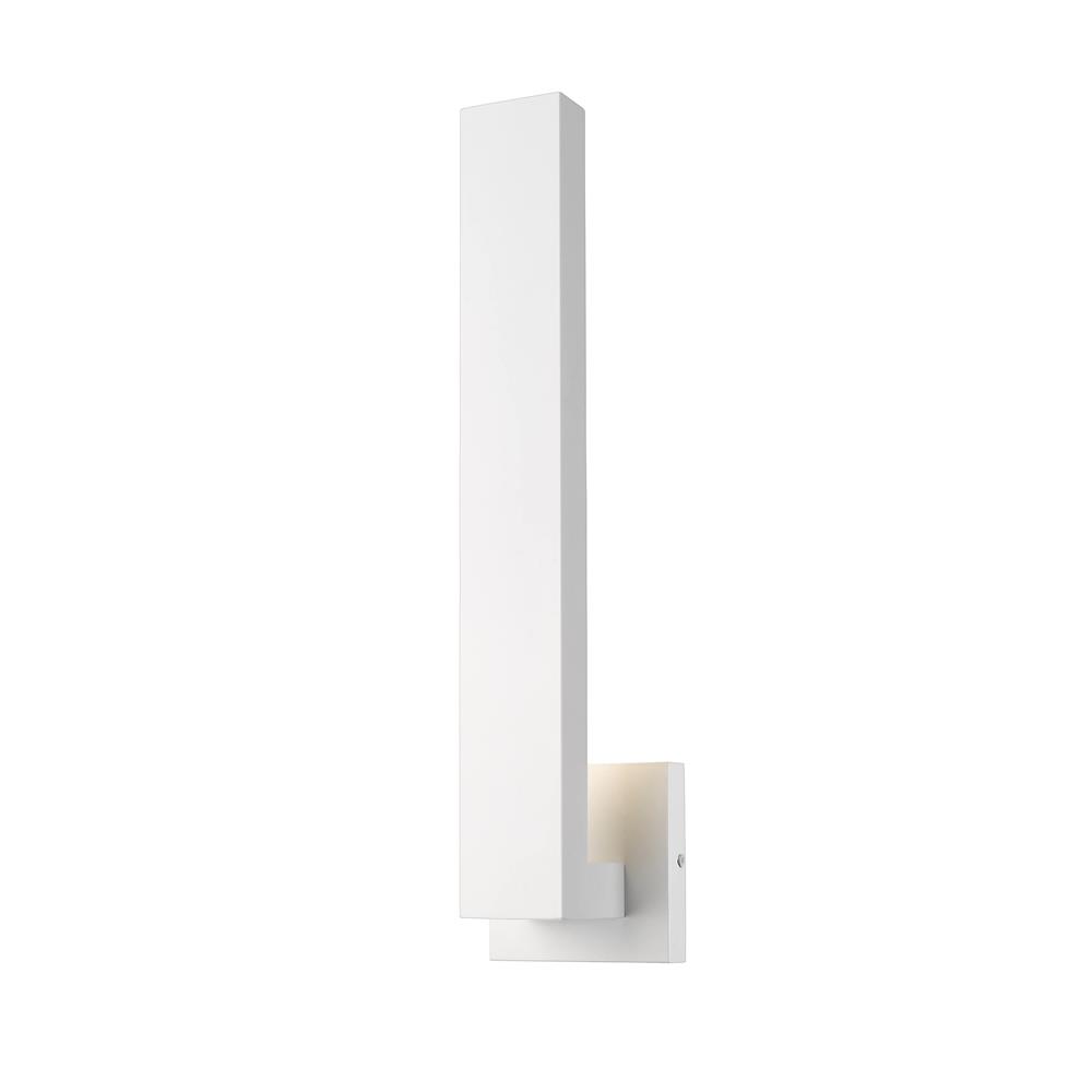 Z-Lite 576M-WH-LED  White 2 Light Outdoor Wall Sconce