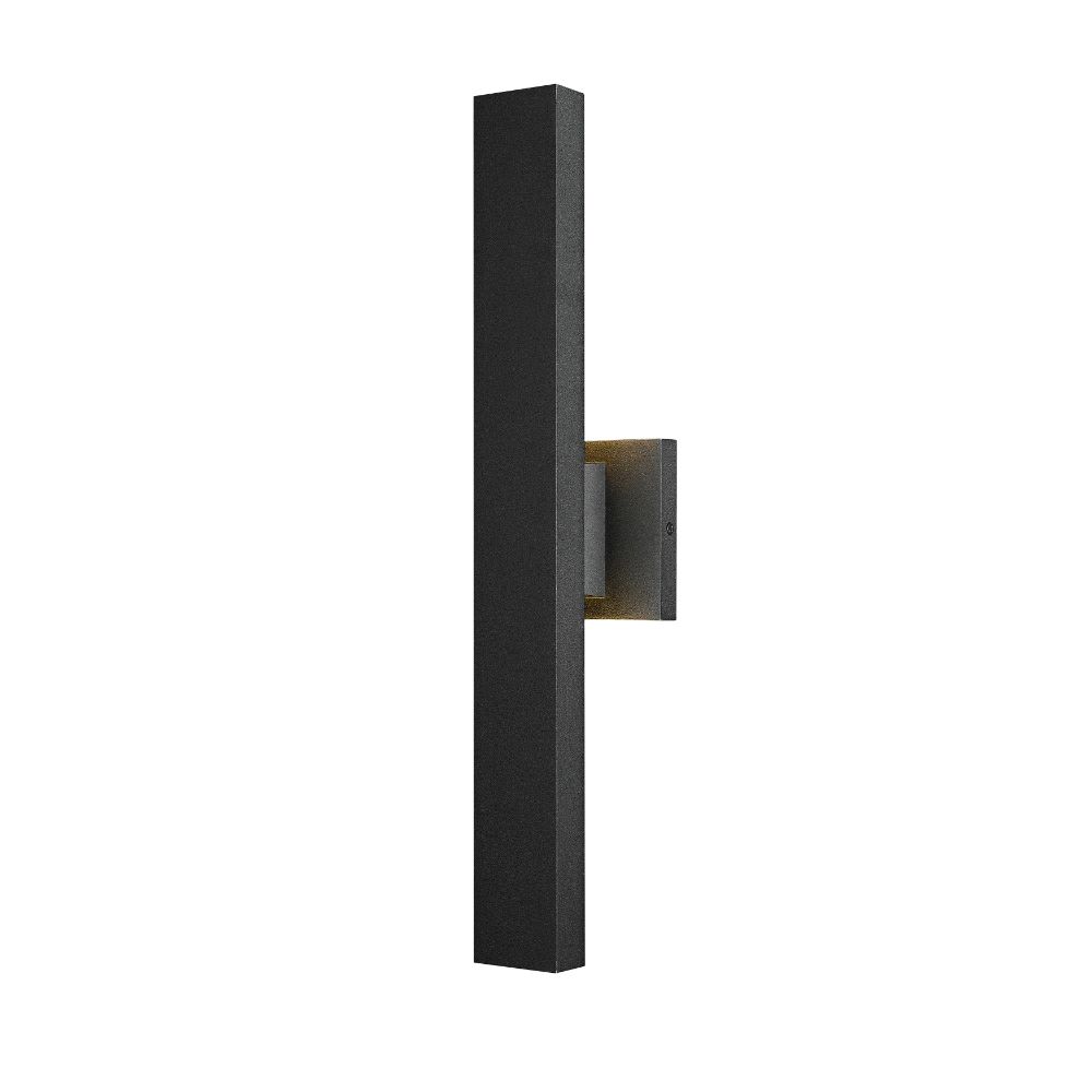 Z-lite 576S-2-BK-LED 2 Light Outdoor Wall Sconce in Black