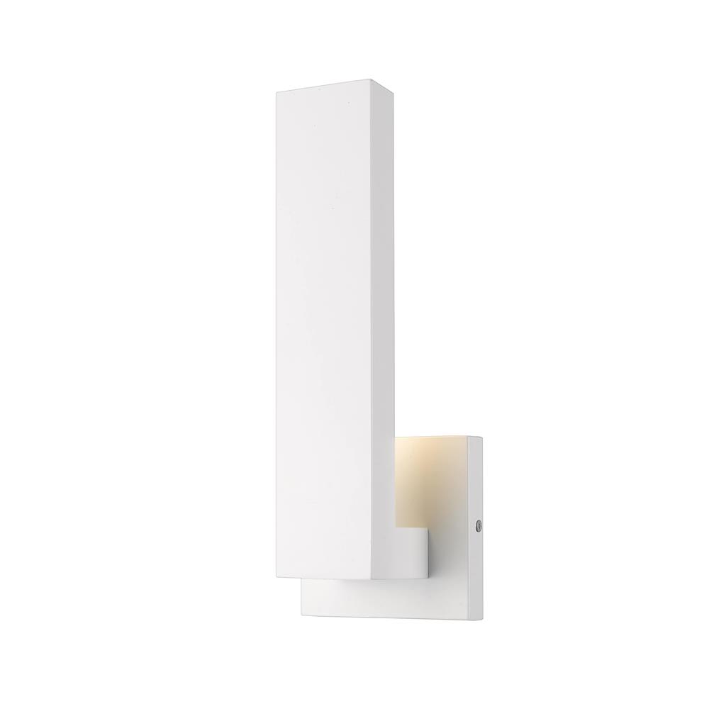Z-Lite 576S-WH-LED  White 1 Light Outdoor Wall Sconce