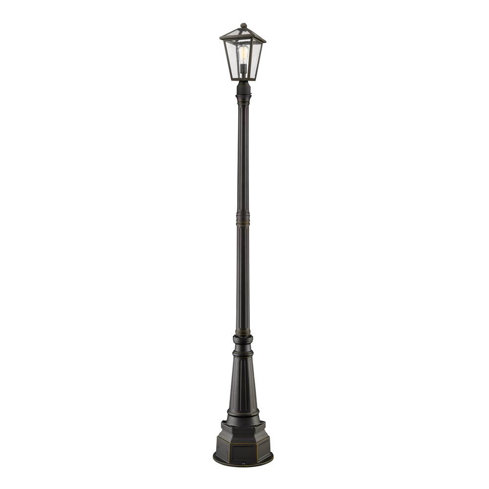 Z-Lite 579PHMR-564P-ORB  Rubbed Bronze 1 Light Outdoor Post Mounted Fixture