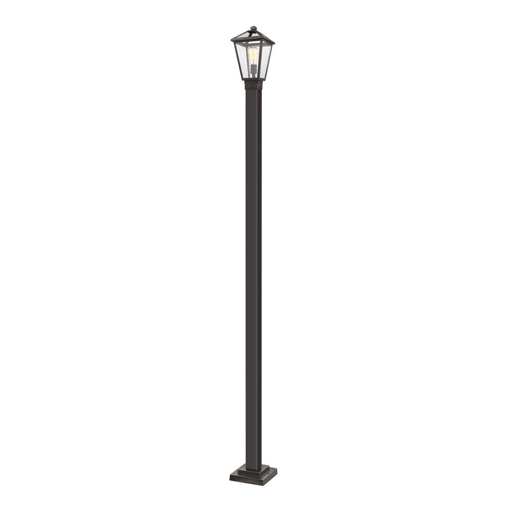 Z-Lite 579PHMS-536P-ORB  Rubbed Bronze 1 Light Outdoor Post Mounted Fixture