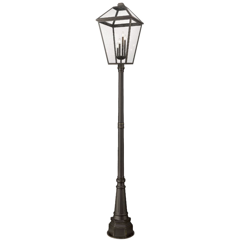 Z-Lite 579PHXLXR-564P-ORB 4 Light Outdoor Post Mounted Fixture in Oil Rubbed Bronze