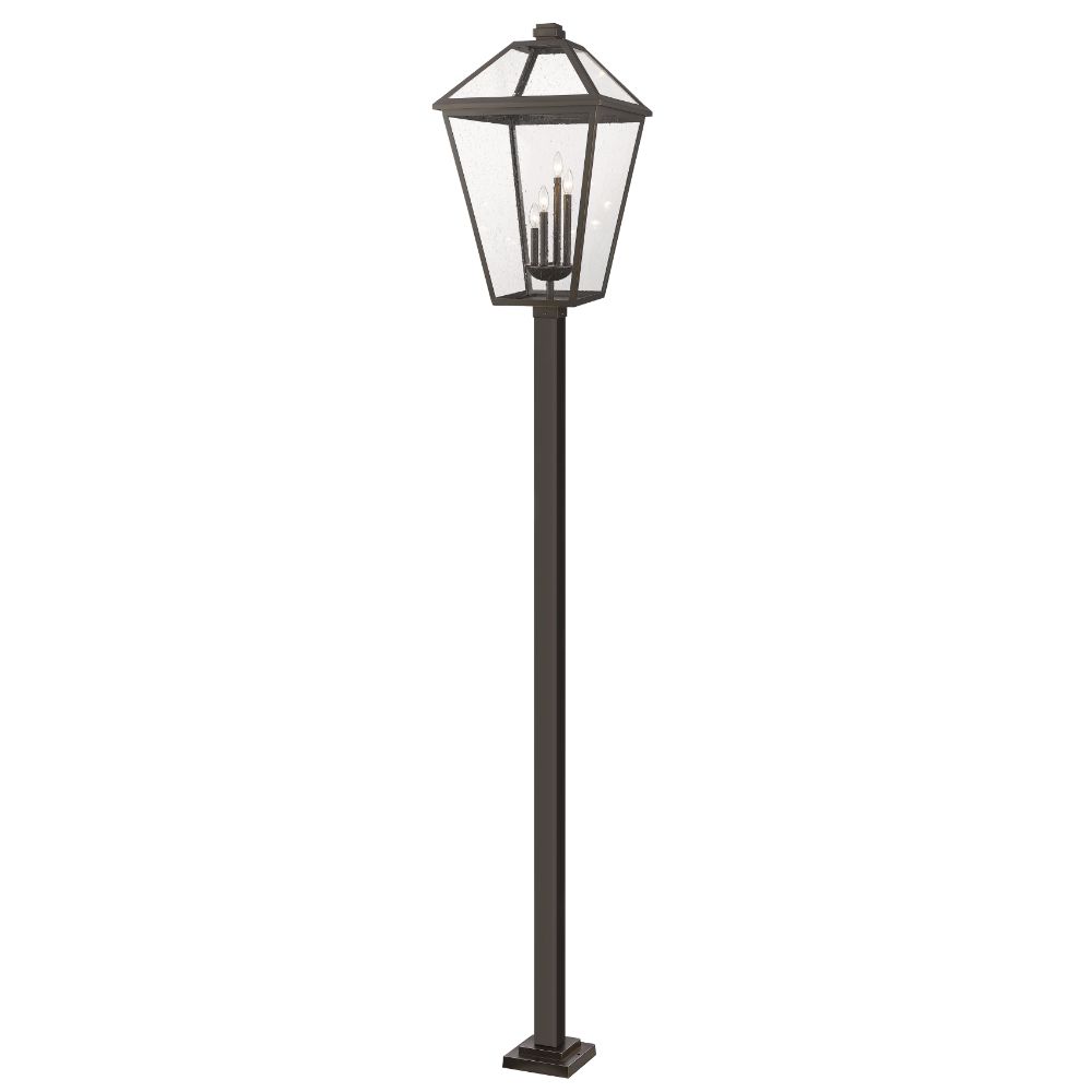 Z-Lite 579PHXLXS-536P-ORB 4 Light Outdoor Post Mounted Fixture in Oil Rubbed Bronze