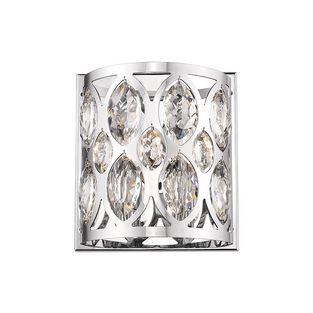 Z-Lite 6010-2S-CH Dealey 2 Light Wall Sconce in Chrome