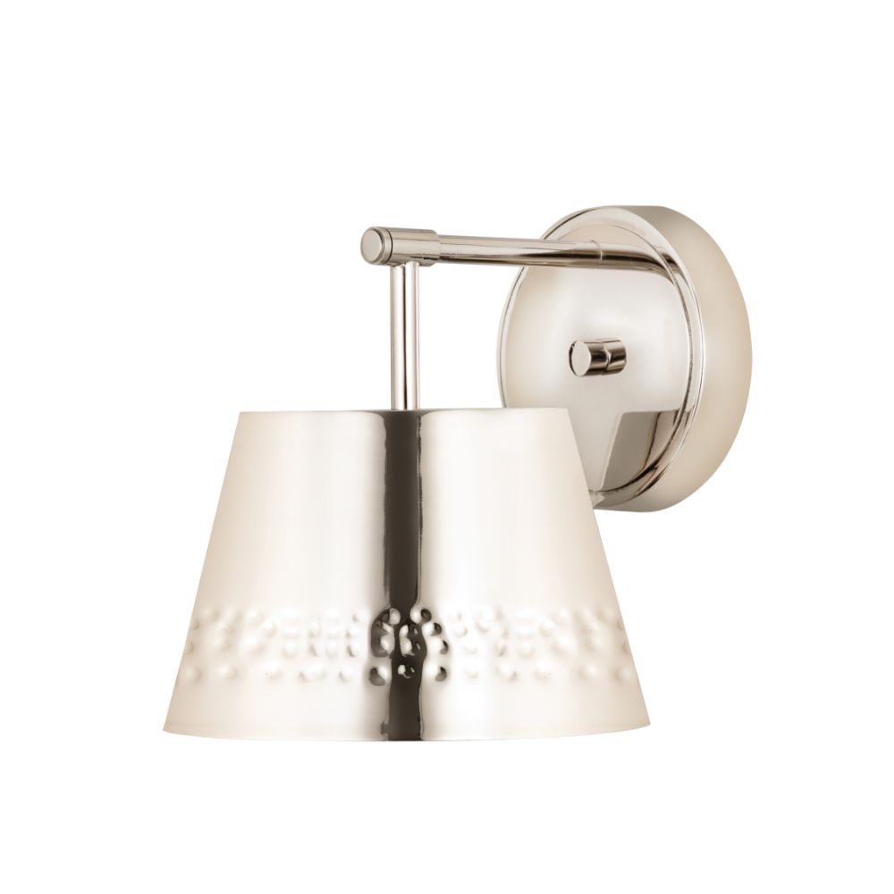 Z-Lite 6013-1S-PN 1 Light Wall Sconce in Polished Nickel