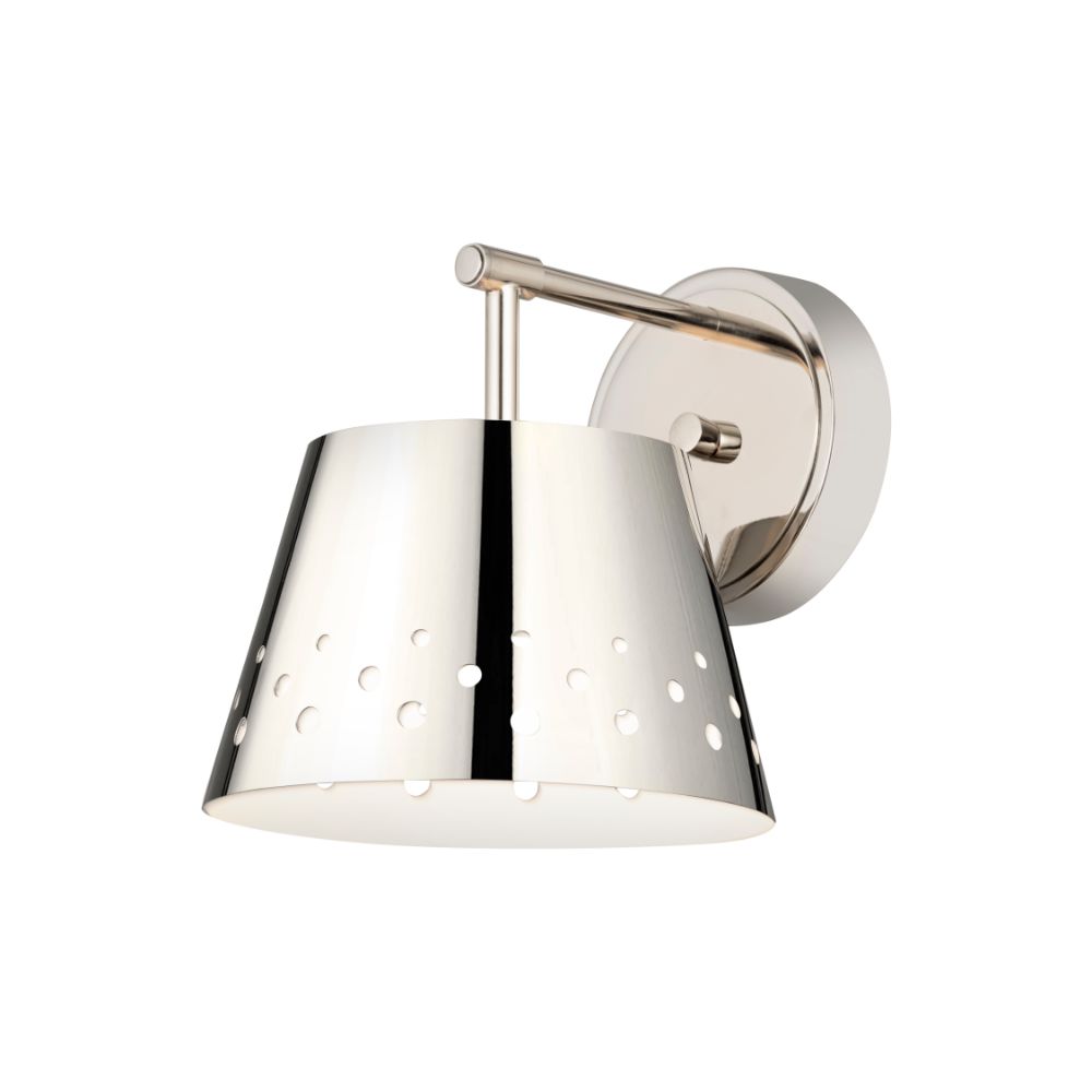 Z-Lite 6014-1S-PN 1 Light Wall Sconce in Polished Nickel