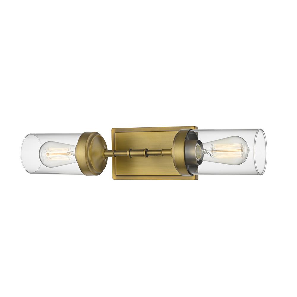 Z-Lite 617-2S-FB Calliope Wall Sconce in Foundry Brass