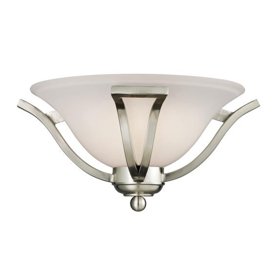 Z-Lite 704-1S-BN Lagoon 1 Light Wall Sconce in Brushed Nickel
