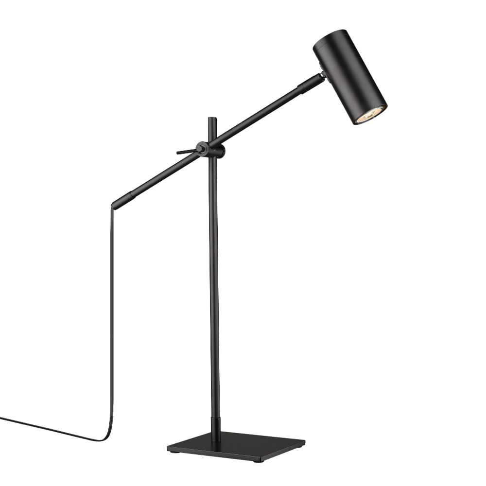 Z-Lite 814TL-MB 1 Light Table Lamp in Matte Black