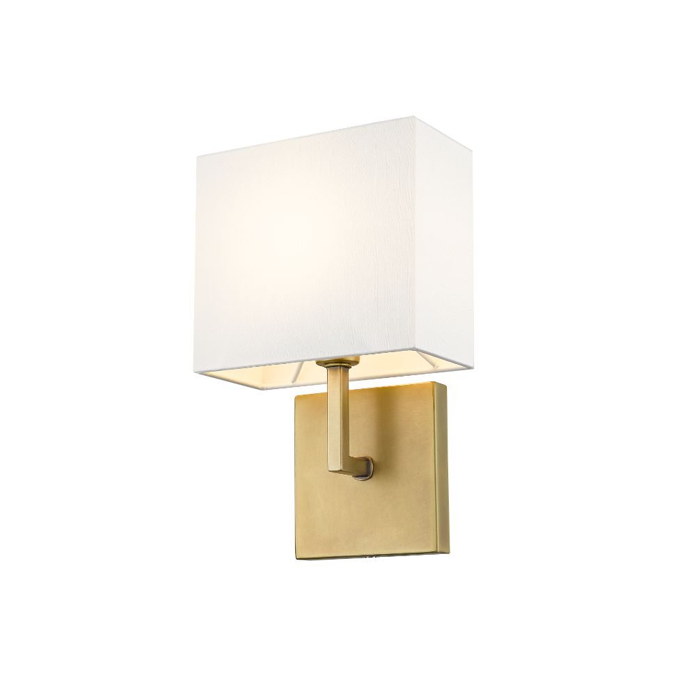 Z-Lite 815-1S-RB 1 Light Wall Sconce in Rubbed Brass