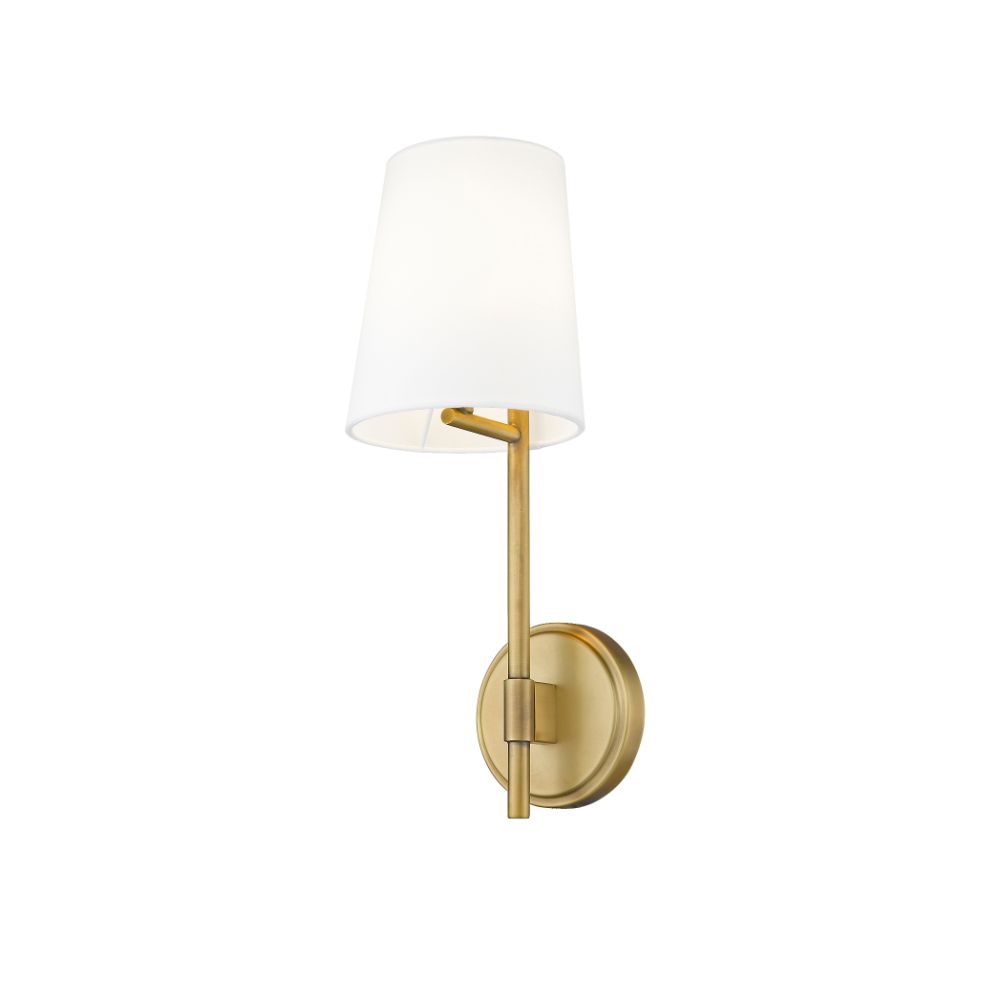 Z-Lite 816-1S-RB 1 Light Wall Sconce in Rubbed Brass