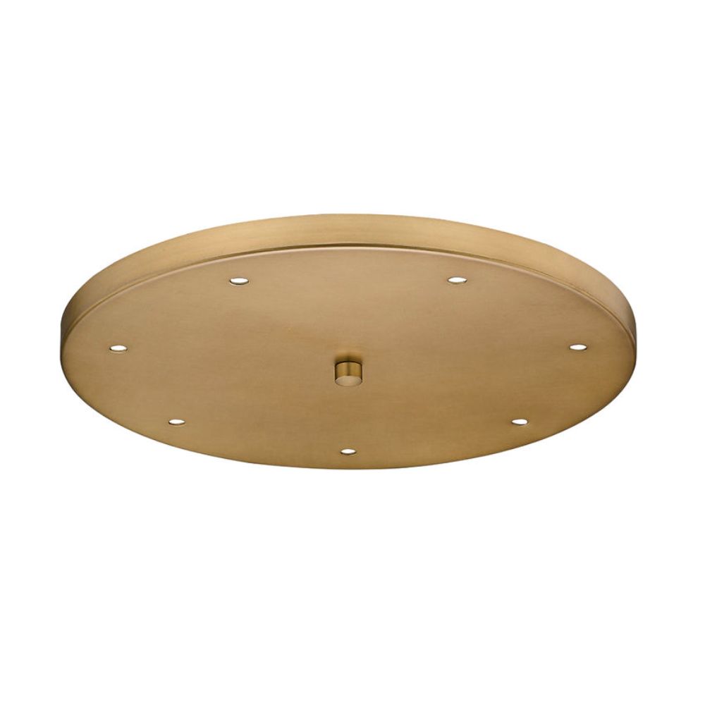 Z-Lite CP1807R-RB 7 Light Ceiling Plate in Rubbed Brass