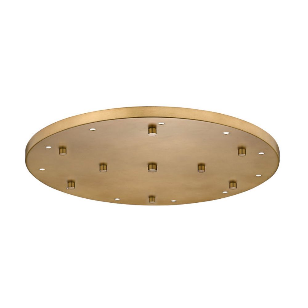 Z-Lite CP2411R-RB 11 Light Ceiling Plate in Rubbed Brass