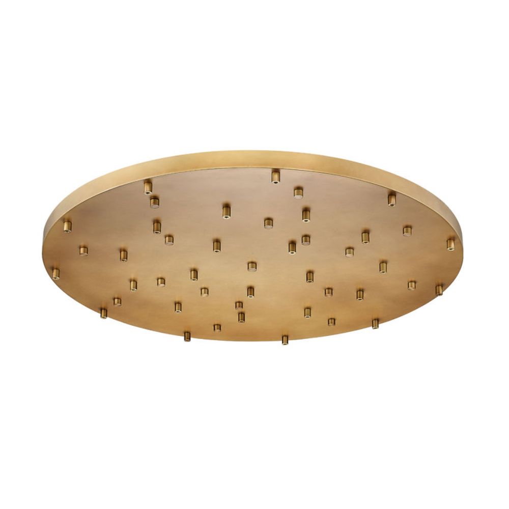 Z-Lite CP3627R-RB 27 Light Ceiling Plate in Rubbed Brass