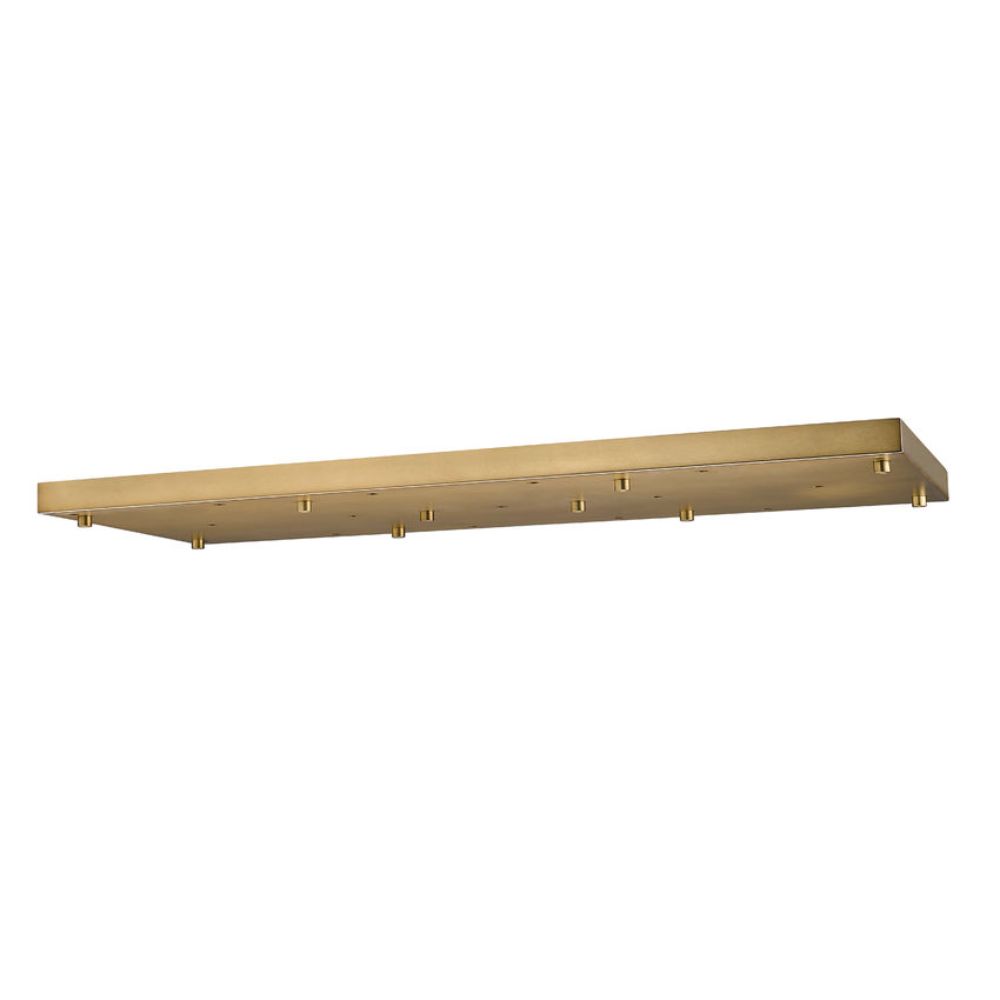 Z-Lite CP4217L-RB 17 Light Ceiling Plate in Rubbed Brass